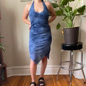 Fairy 🧚‍♀️ / Y2K vibes blue halter top dress😇